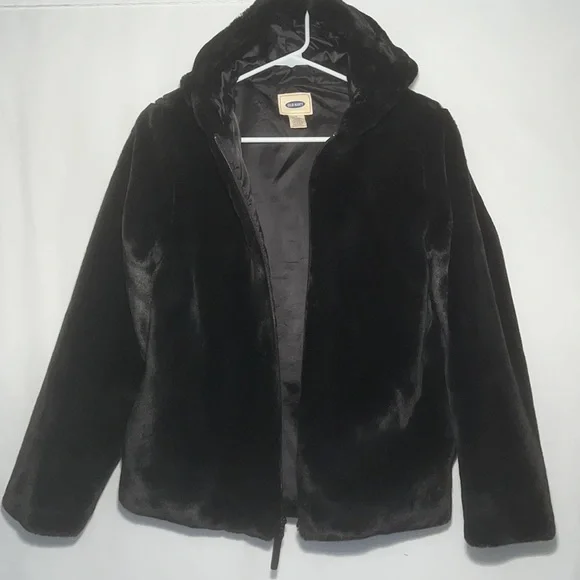 Incredibly Luxe Soft Black #FauxFur #Hoodie Coat Zip front